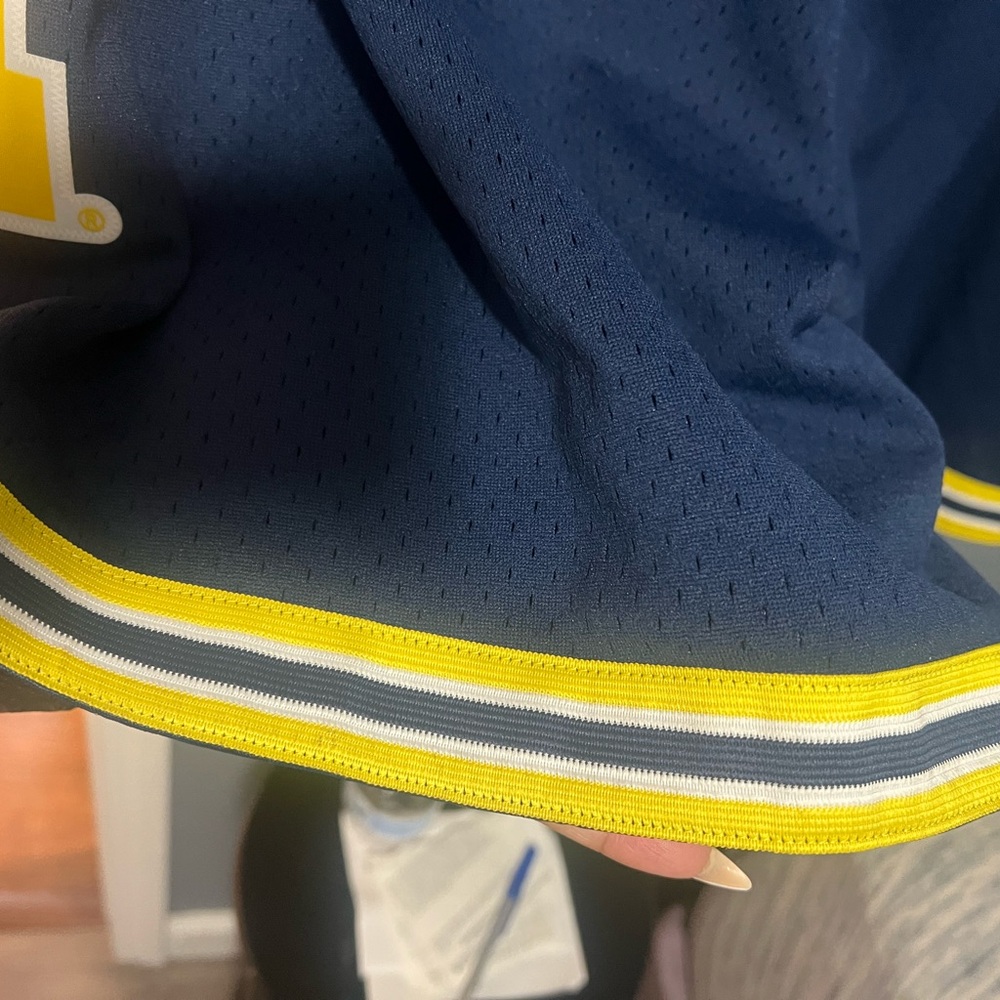 Mitchell & Ness Navy Blue Legacy Shorts - Picture 5 of 8